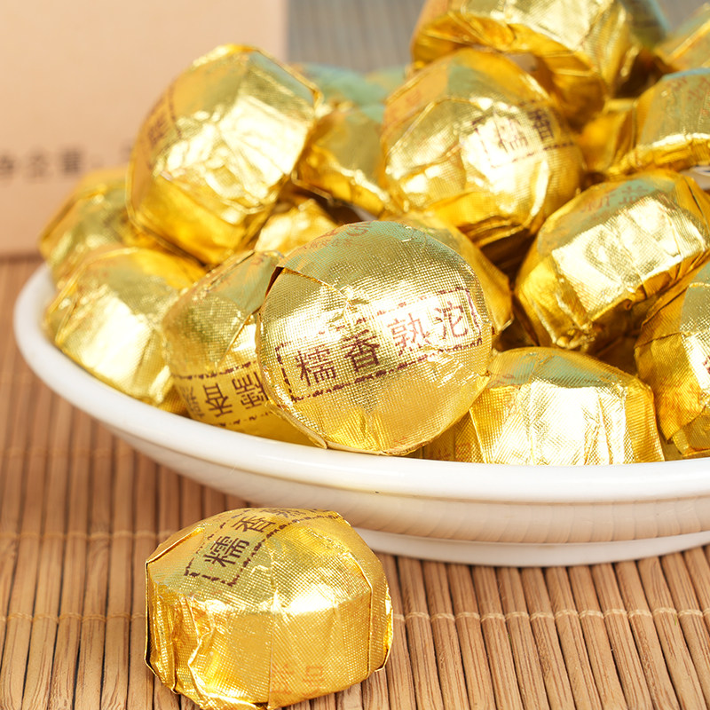 正宗新益号糯米香普洱茶熟茶小沱茶云南特产盒装500g独立包装正品,淘宝优惠券,粉丝福利购,淘宝优惠卷