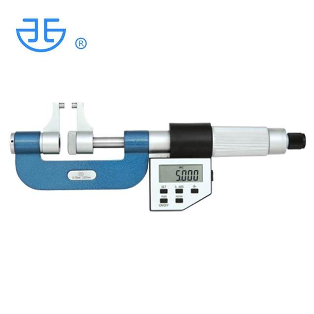 Blue-meter outer diameter micrometer claw shape