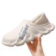 Zapatillas de algodón para hombre, invierno 2025, nueva bolsa interior para el hogar, tacón impermeable, cálidas zapatillas de felpa para hombre, invierno