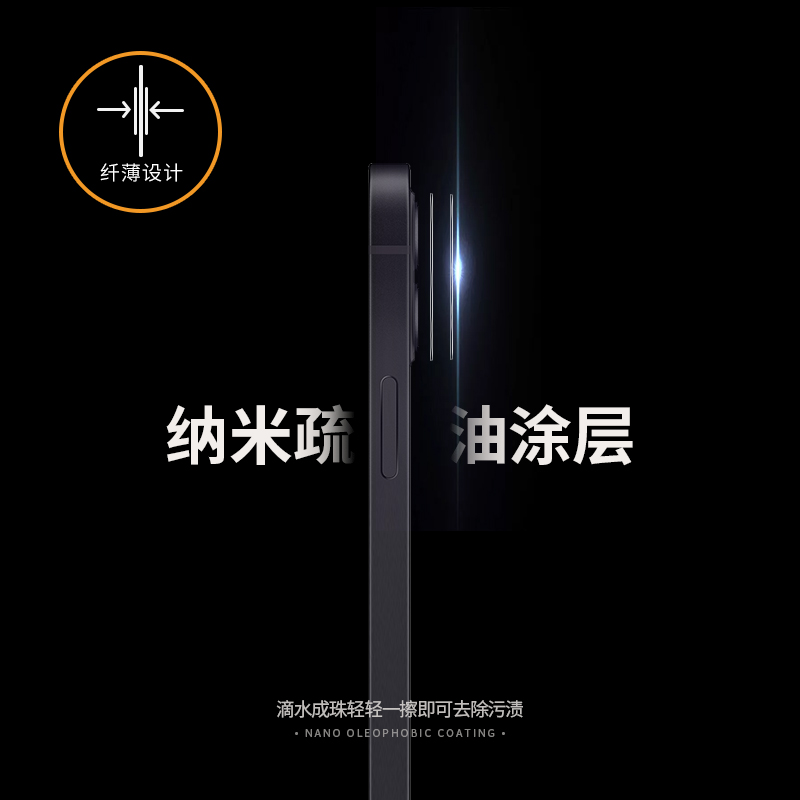 美国TGVI'S适用iphone14promax镜头膜苹果15pro相机保护贴高清ar防眩光防爆13p一体全覆盖玻璃15plus防眩光圈 - 图1