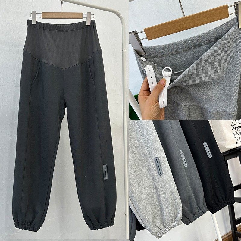 大码孕妇休闲裤怀孕期春秋外穿胖m200斤宽松运动卫裤冬季加绒长裤,淘宝优惠券,粉丝福利购,淘宝优惠卷