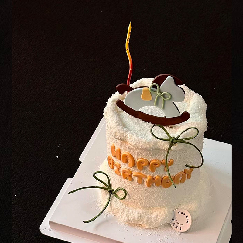 2026马宝宝摇摇马蛋糕装饰儿童周岁满月创意小马驹压模烘焙装扮,淘宝优惠券,粉丝福利购,淘宝优惠卷