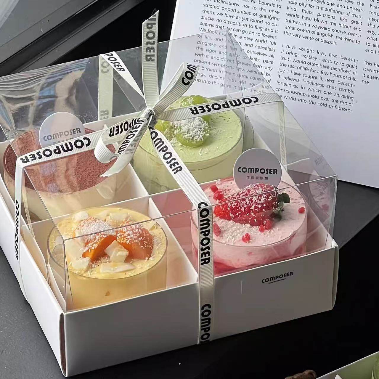 46宫格女神节春游野餐盒外带打包盒下午茶甜品盒子烘焙蛋糕包装盒,淘宝优惠券,粉丝福利购,淘宝优惠卷