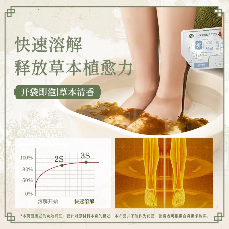 后辰泡脚液泡脚药包去湿气排毒助睡眠排汗驱寒气艾草中药足浴包