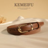 Genuine leather belt for women 2026 new style cowhide belt
