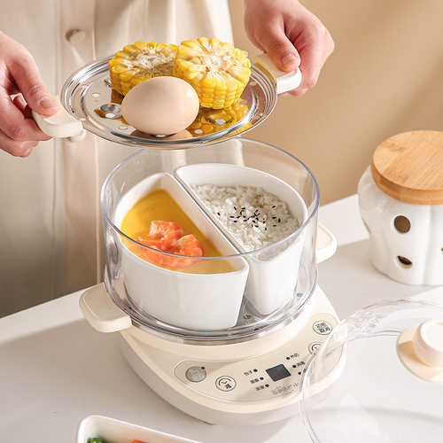 蒸蛋碗陶瓷蒸碗家用蒸蛋羹专用碗蒸锅蒸蛋器蒸蛋羹碗半圆碗蒸蛋器 - 图2