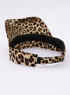 New Summer Sunshade Hat Women's Empty Top Hat Fashion Leopar