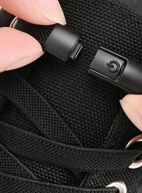 Elastic No Tie Shoe Laces Shoe Buckles Design Shoelaces for