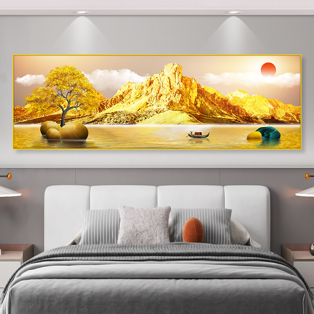 客厅沙发背景墙装饰画卧室床头自粘墙贴挂画酒店宾馆民宿墙纸壁画,淘宝优惠券,粉丝福利购,淘宝优惠卷