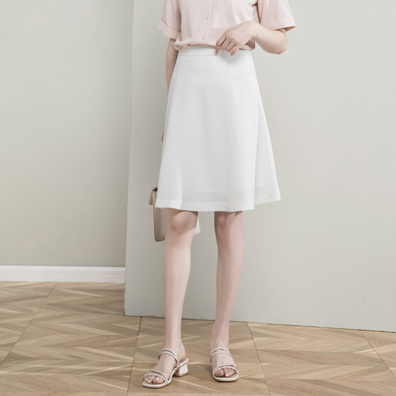 女高腰显瘦2020夏职业中长款半身裙 ggqq半身裙