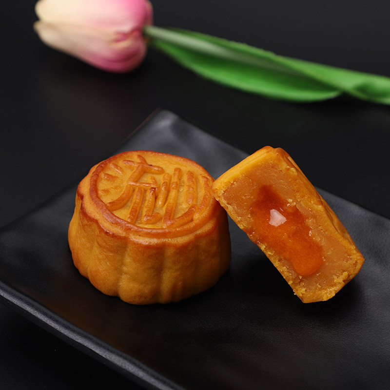 纯调中秋礼盒装高档广式蛋黄装月饼 彬宇食品月饼