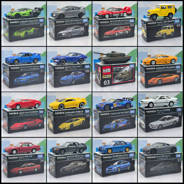 TOMY Duomeka high-end black box collection alloy car model