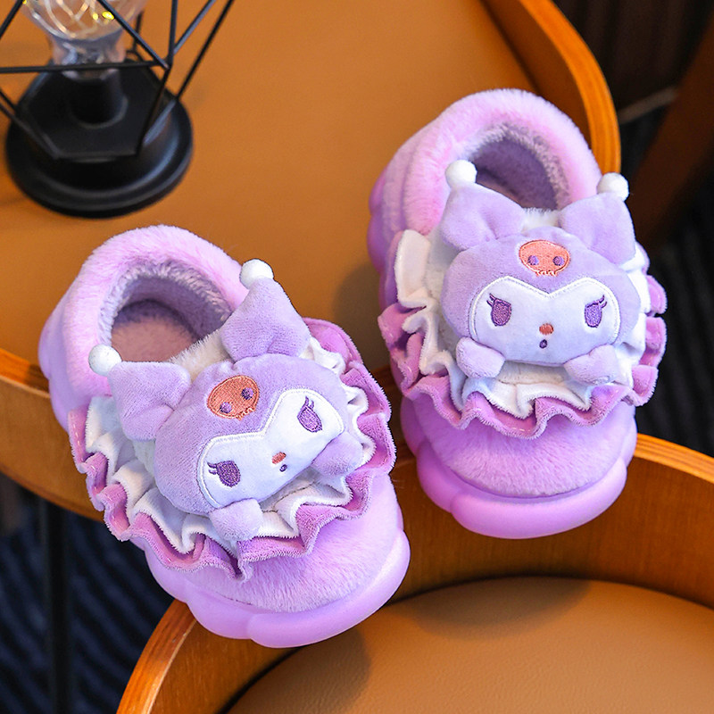秋冬季儿童棉拖鞋女童室内可爱卡通女孩居家婴幼儿宝宝包跟棉鞋,淘宝优惠券,粉丝福利购,淘宝优惠卷