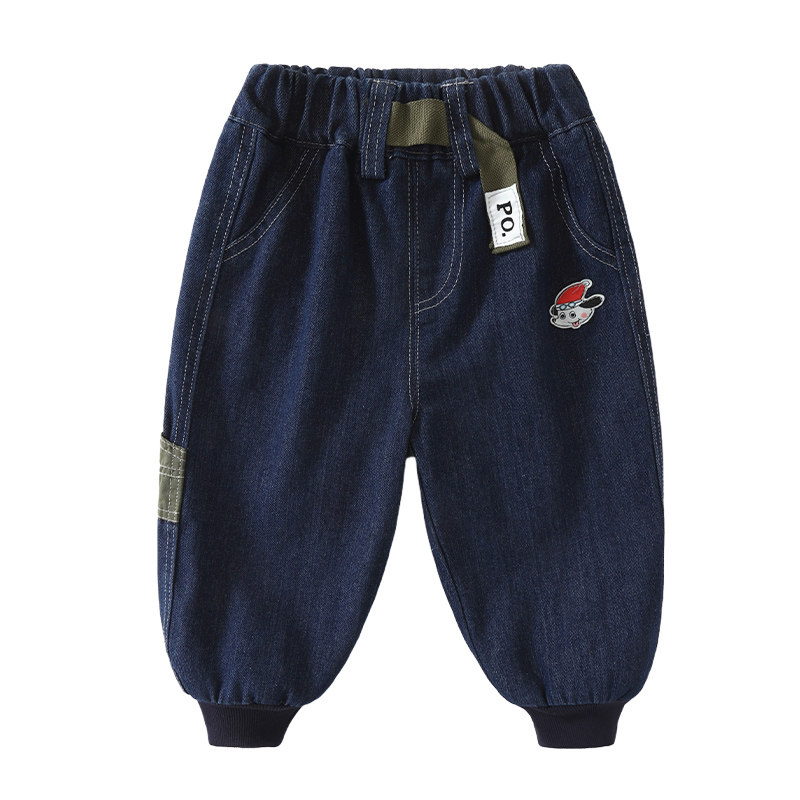 男童牛仔裤春装童装裤子炸街春季宝宝长裤儿童女童婴幼儿衣服潮童