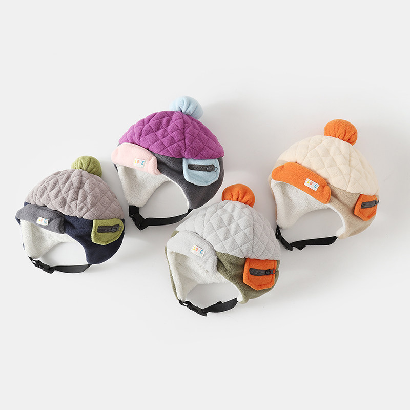 儿童帽子秋冬季男童女孩护耳雷锋帽宝宝保暖围脖防风防寒洋气新款,淘宝优惠券,粉丝福利购,淘宝优惠卷