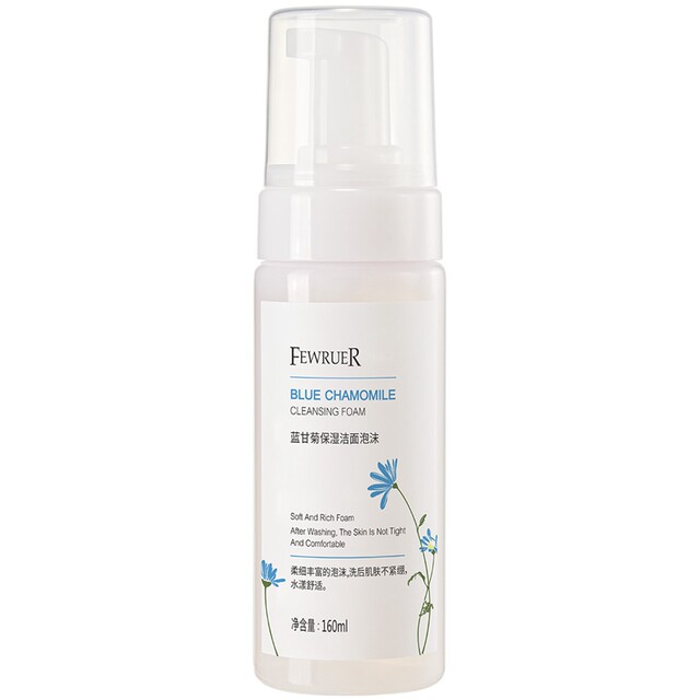 FEWRUER Blue Chamomile Foaming Facial Cleanser