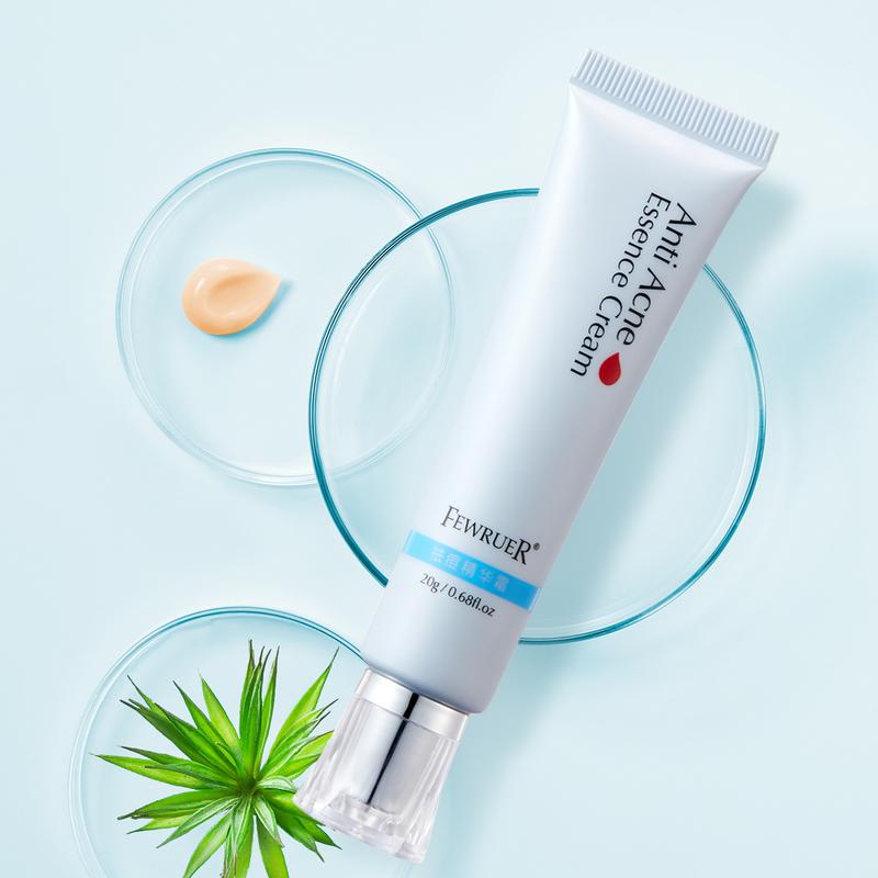 FEWRUER植物精华草本抑痘修护熬夜改善痘痘肌抗痘滋润保湿精华霜