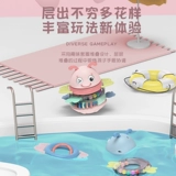 Качалка для новорожденных, успокаивающая погремушка, детская игрушка, детский прорезыватель, 0-1 лет, раннее развитие, со звуком, можно грызть, 3-6 мес.
