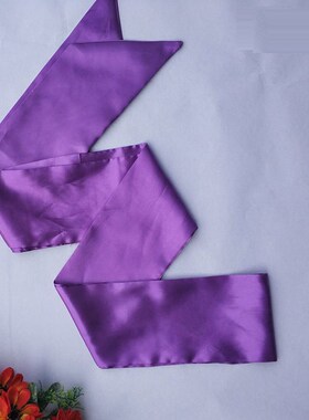 太极服武术服晨练服腰带团队表演服缎面丝绸双层武术带