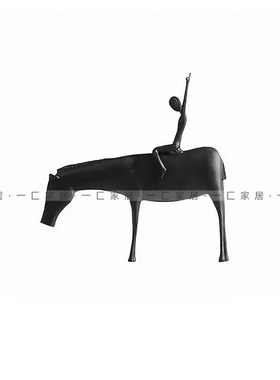 一匚 简约中式大理石盆景软装装饰  样板间酒店会所客厅玄关摆件