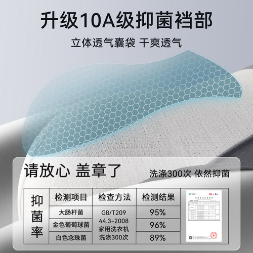 都市丽人纯棉男士三角内裤男生新款抑菌全棉裆透气大码短裤头裤衩 - 图3