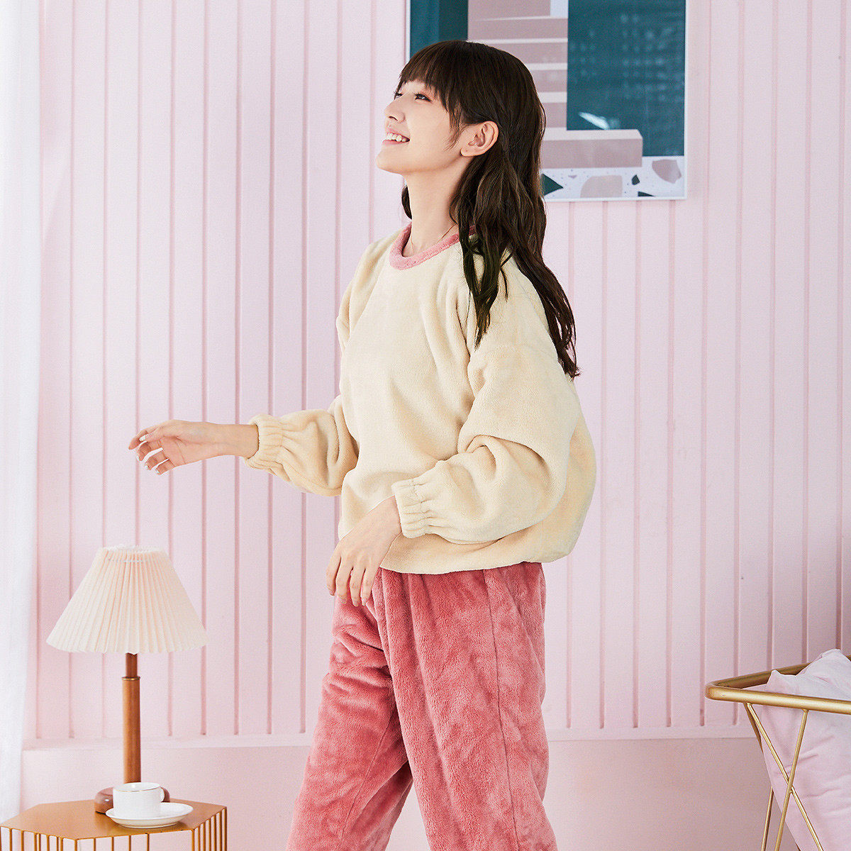 都市丽人官方旗舰店秋冬男款家居服 都市丽人outlets店睡衣/家居服套装