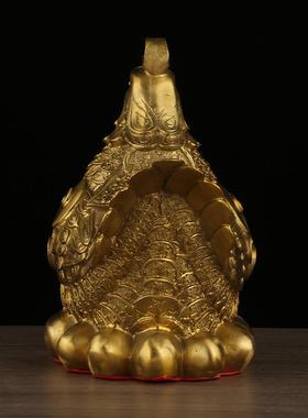 新款直销黄铜金钱母鸡金钱鸡摆件生肖铜鸡家居店铺装饰工艺品摆设