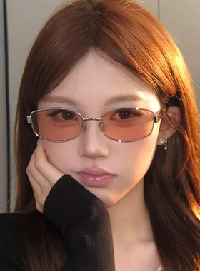 复古金属老钱风墨镜时髦防紫外线