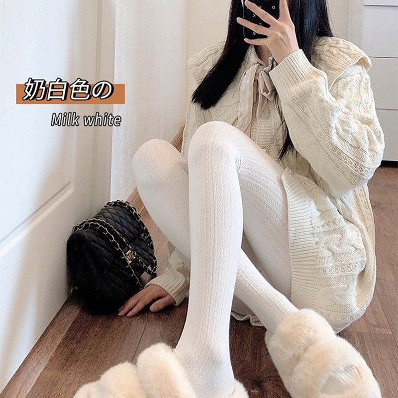 日系JK奶白色连裤袜秋冬加绒加厚打底裤少女学生甜美Lolita白丝袜,淘宝优惠券,粉丝福利购,淘宝优惠卷