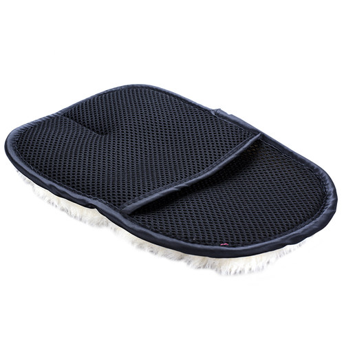 汽车洗车羊毛手套毛绒不伤漆面超细纤维雪尼尔专用毛巾擦车布神器 - 图3