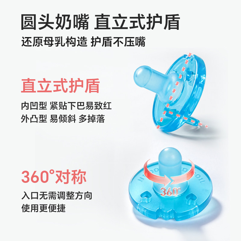 美国wubbanub安抚奶嘴0到6个月防胀气崔玉涛推荐全硅胶一体