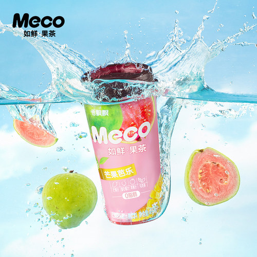 【整箱装】香飘飘Meco杯装果茶饮料6口味400ml*8杯0脂肪饮料 - 图1