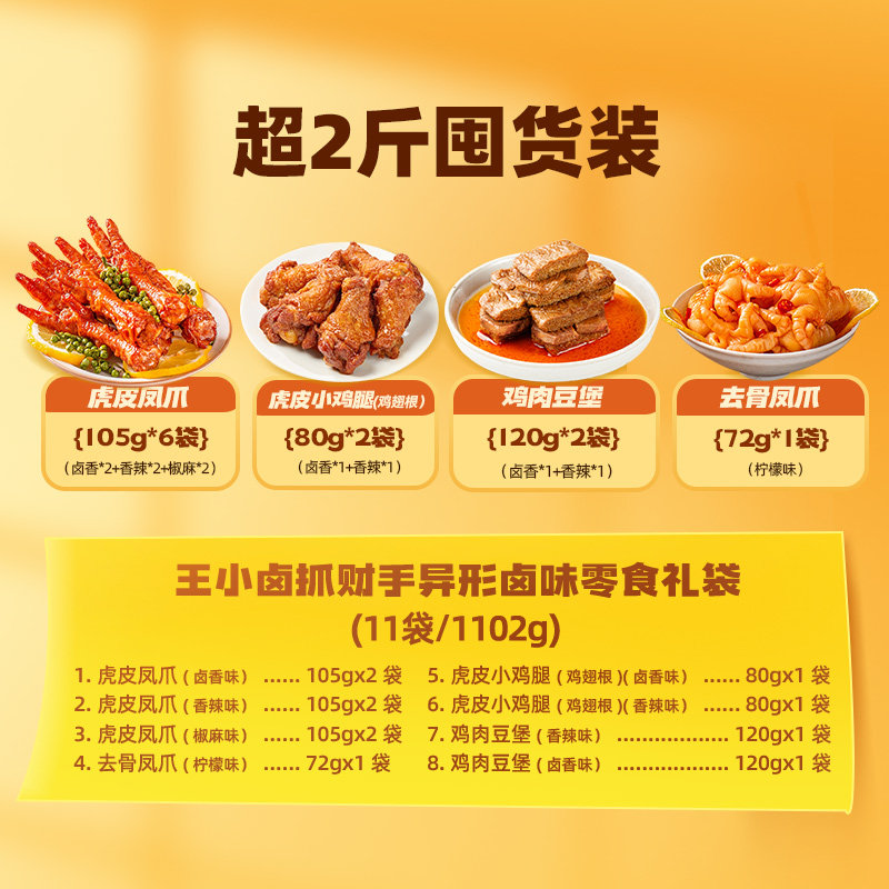  王小卤鸡肉零食