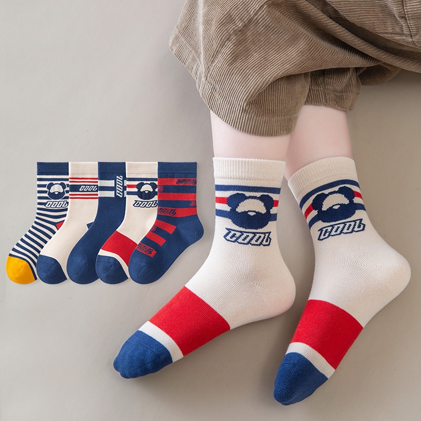 儿童袜子男童秋冬纯棉童袜女童春季中筒男孩宝宝大童防臭运动棉袜,淘宝优惠券,粉丝福利购,淘宝优惠卷