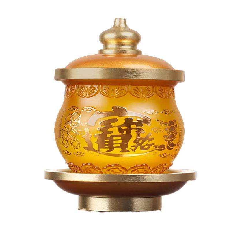 琉璃供佛香炉家用佛堂供奉供水杯供果盘莲花灯供佛具用品,淘宝优惠券,粉丝福利购,淘宝优惠卷