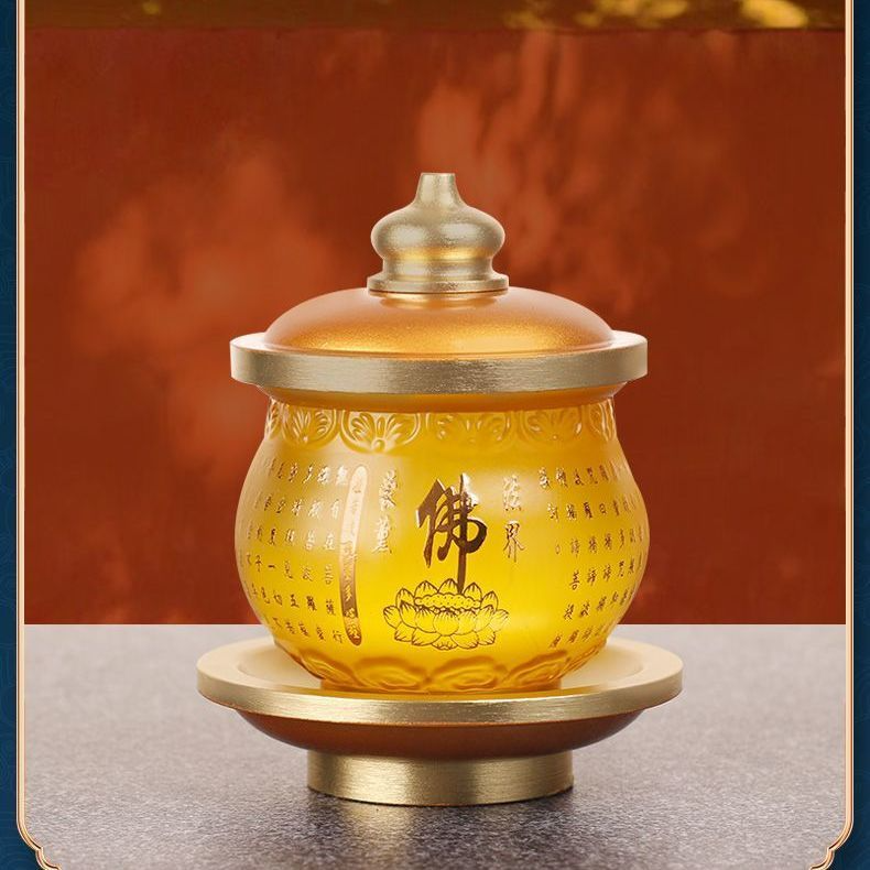 琉璃供佛香炉家用佛堂供奉供水杯供果盘莲花灯供佛具用品,淘宝优惠券,粉丝福利购,淘宝优惠卷