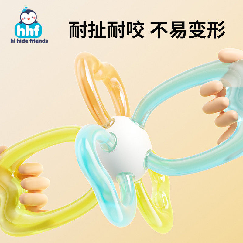曼哈顿婴儿手抓球幼儿口欲期咬牙胶可啃咬抓握益智早教宝宝磨牙棒,淘宝优惠券,粉丝福利购,淘宝优惠卷