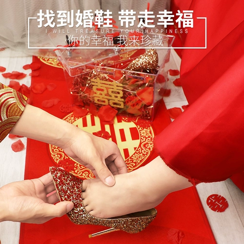 Тибетская свадебная штифта блокировки, подключенные к реквизиту свадебной коробки, игра для артефактов коробки заблокировала дверь