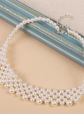 遮甲状腺疤痕项链脖子配饰遮颈纹时尚简约大气百搭短款锁骨饰品女