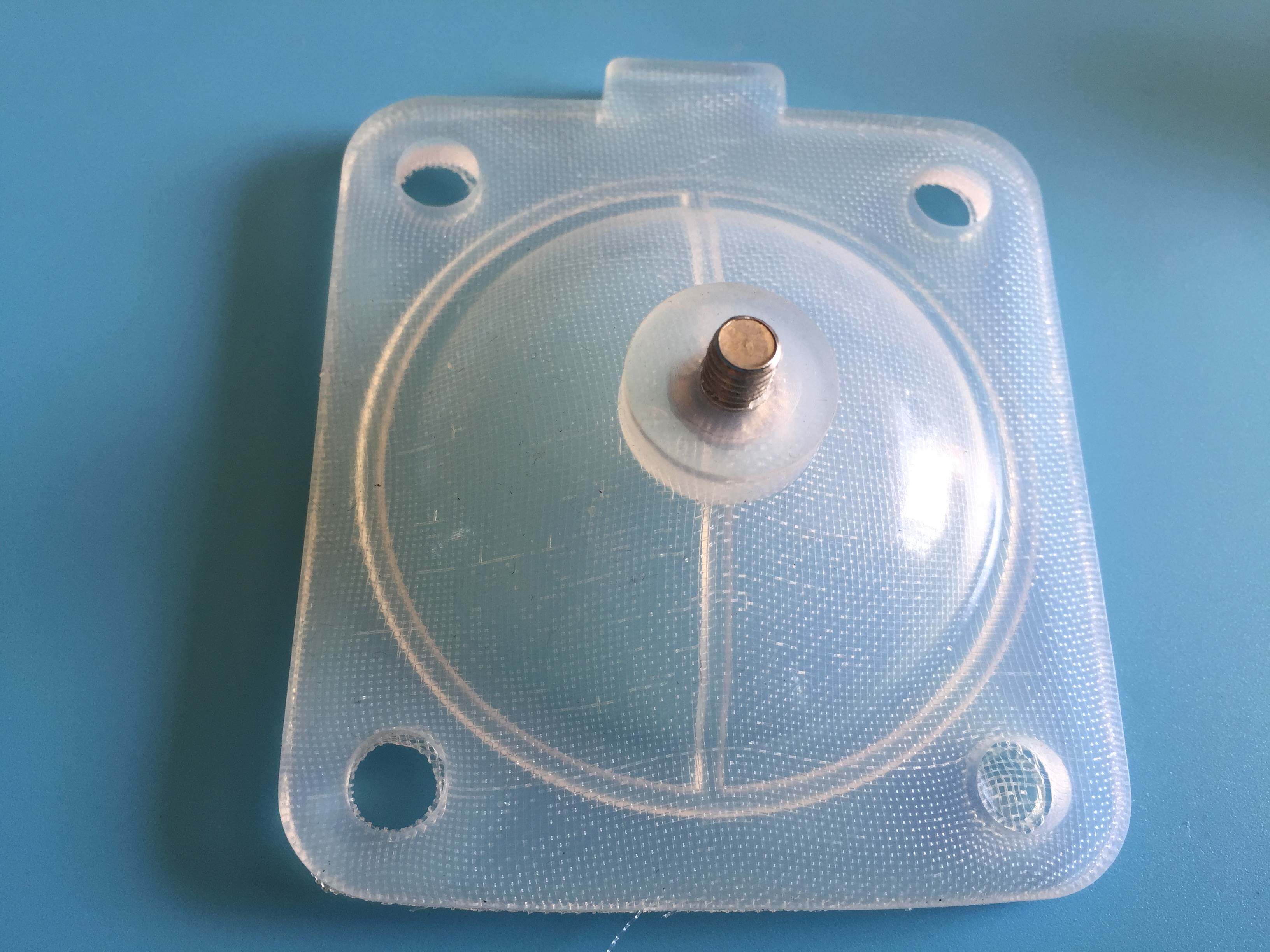 医药食品透明硅胶隔膜片 卫生级隔膜阀膜片隔膜垫片隔膜片dn32