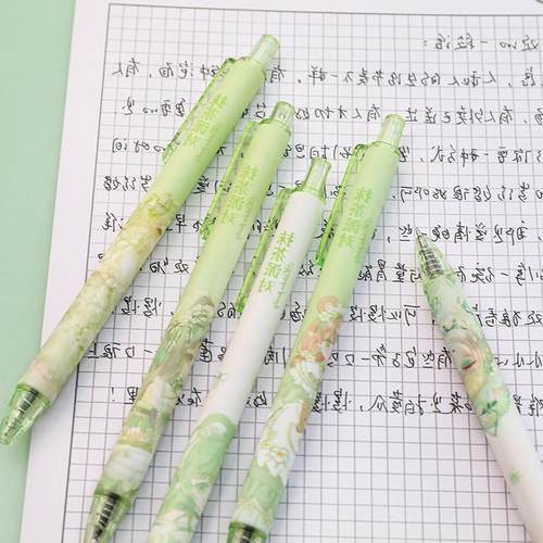 Zoecor 6Pc/Lot Kawaii Gel Pen Set Cute Ballpoint Pens - 图2