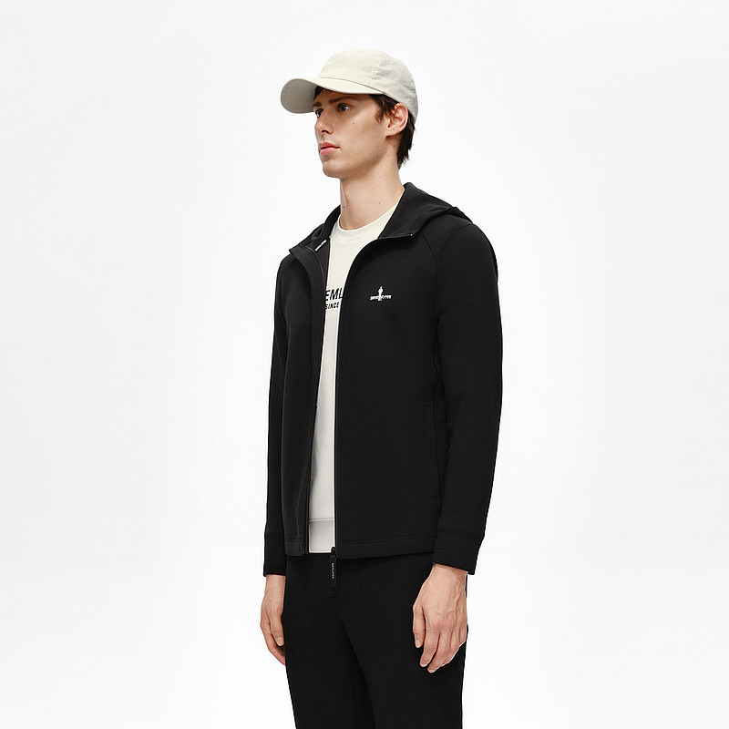 【格型T】比音勒芬2025秋季新款男士户外防晒连帽针织夹克外套,淘宝优惠券,粉丝福利购,淘宝优惠卷