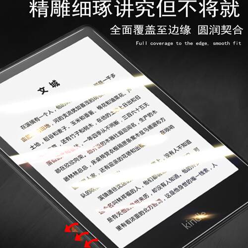 适用KindlePaperwhite第十二代保护膜kindle阅读器Paperwhite第十一代/第十代/第七代贴膜第六代保护套第五代 - 图1