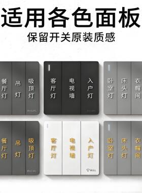 2026新款开关标识贴电表箱标识贴