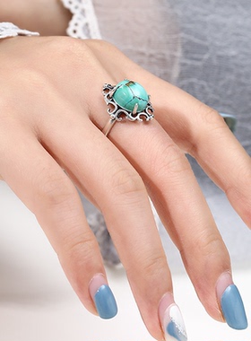 复古潮流戒指空托男女戒指配件