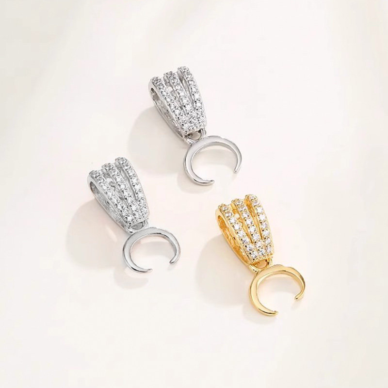 新品横孔扣子牛鼻夹扣左右扣DIY配件材料圆珠路路通夹扣吊坠扣,淘宝优惠券,粉丝福利购,淘宝优惠卷