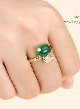 diy生肖猪卡通日韩风琥珀戒指托