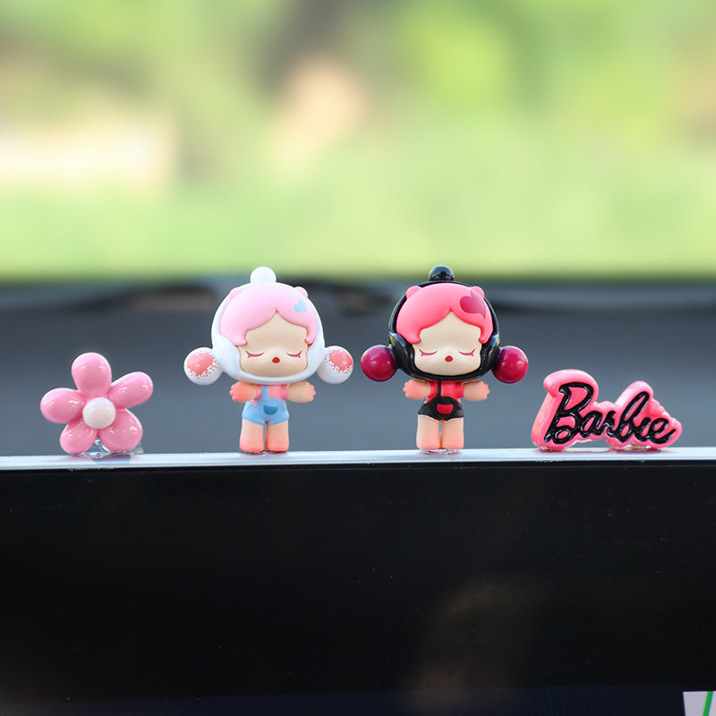 泡泡玛特车载摆件可爱玩偶网红高级感车内中控台解压装饰汽车饰品,淘宝优惠券,粉丝福利购,淘宝优惠卷