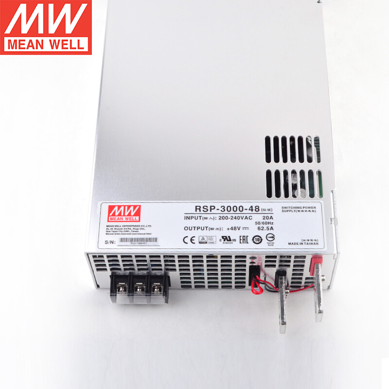 RSP-3000-48明纬48v大功率直流稳压开关电源3000W遥控开关220v*