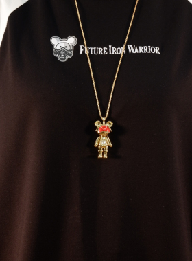 星际熊毛衣链专柜正品施华洛世奇